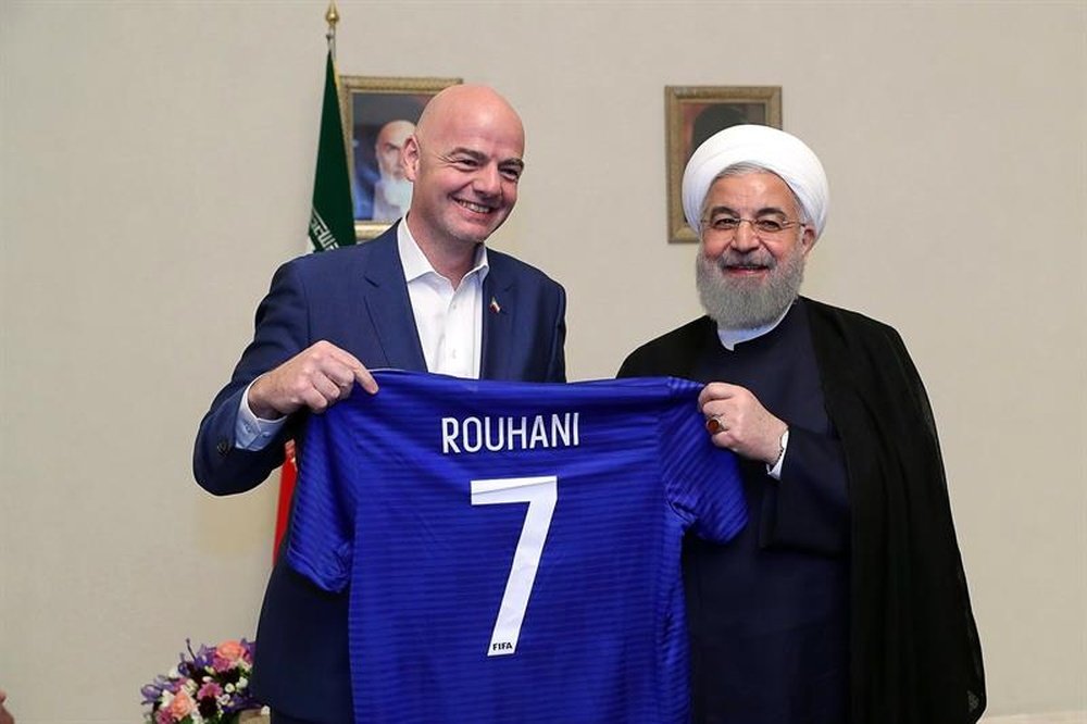 La FIFA se pone entre Irán y Arabia Saudí. EFE