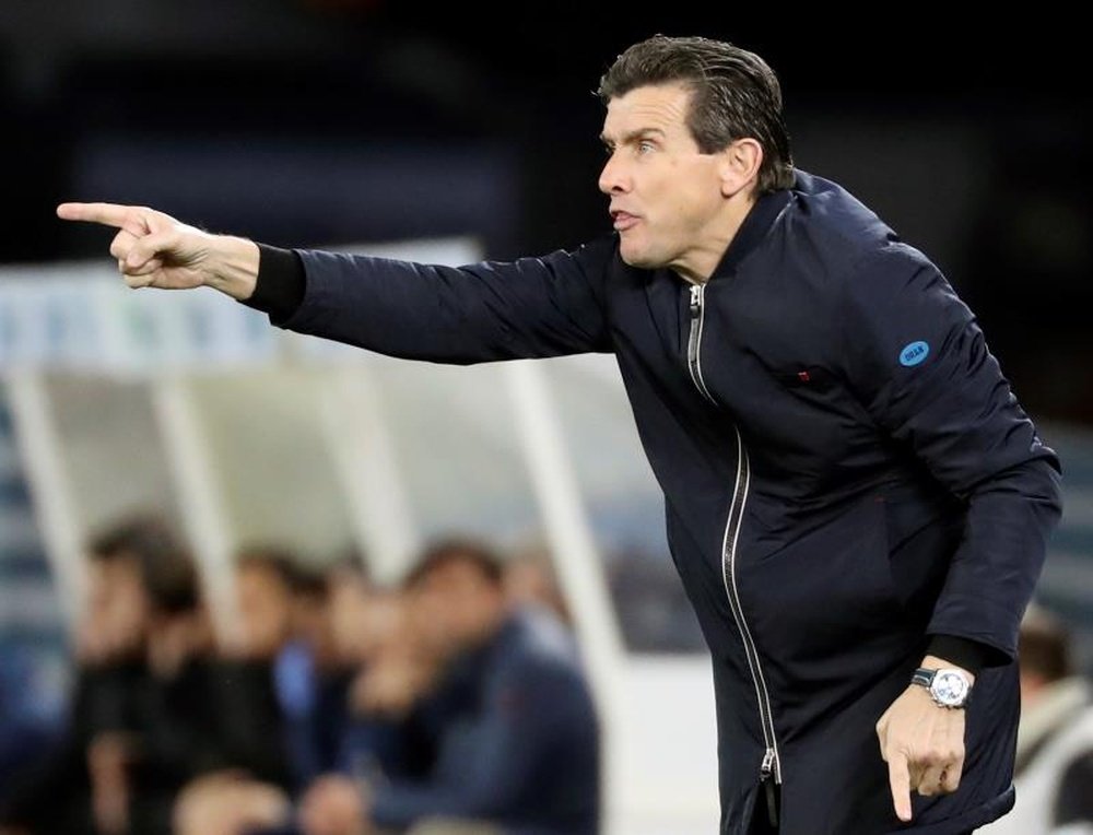 Unzué lamentó la derrota por 4-1 ante el Villarreal. EFE