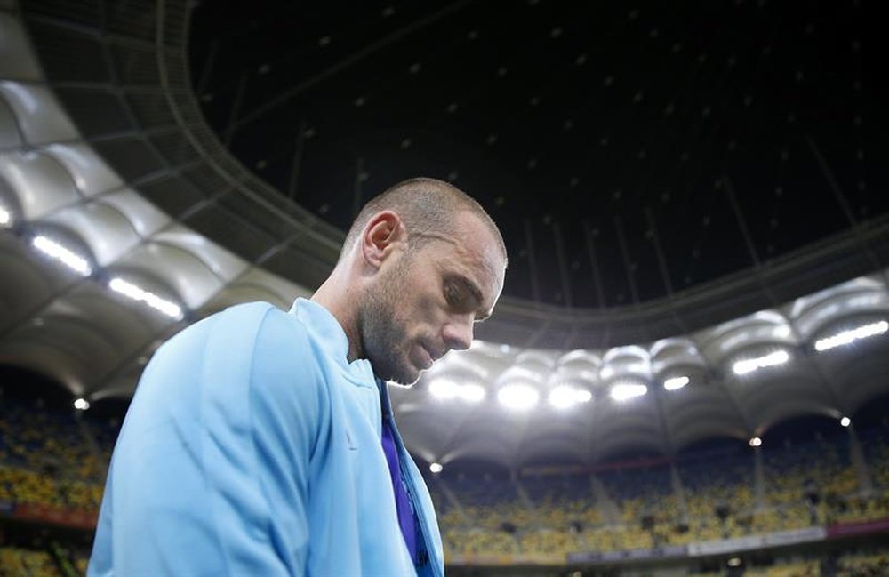 Sneijder fermato ubriaco per danni a un'auto. AFP