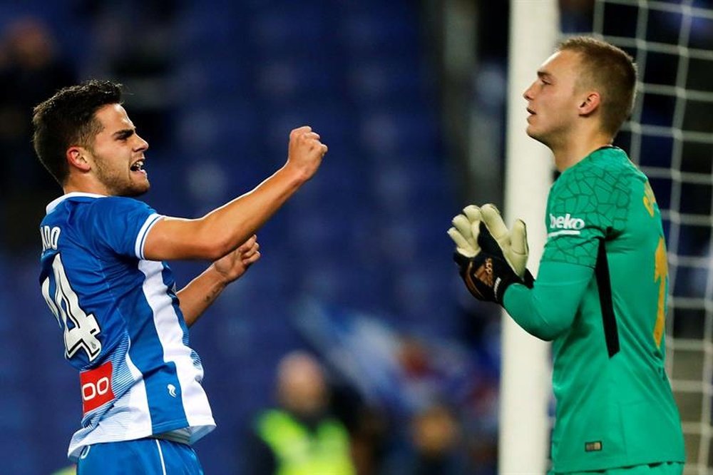 Melendo fue una de las claves del Espanyol la pasada temporada. EFE/Archivo