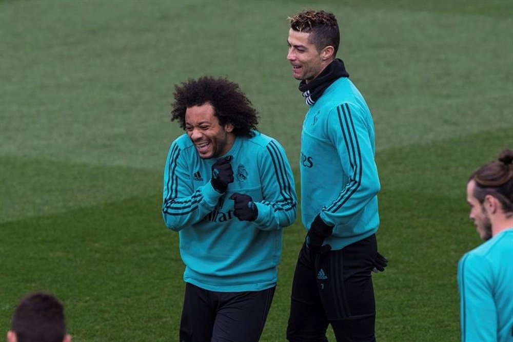 Marcelo ve al Madrid favorito en el Mundial de Clubes. EFE
