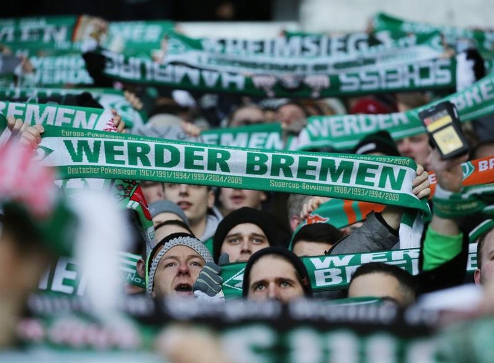 Algunos seguidores del Werder Bremen, bajo sospecha. EFE/Archivo