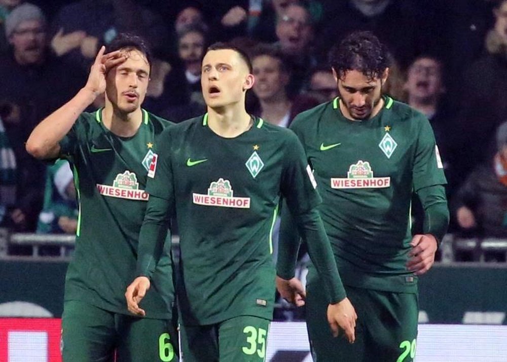 El Werder Bremen venció a su rival por 3-1. EFE