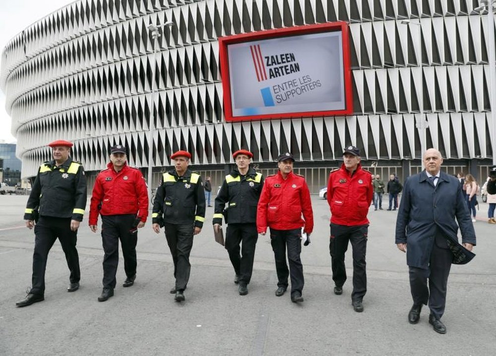 El Athletic reiteró su compromiso con la erradicación de la violencia en el fútbol. EFE