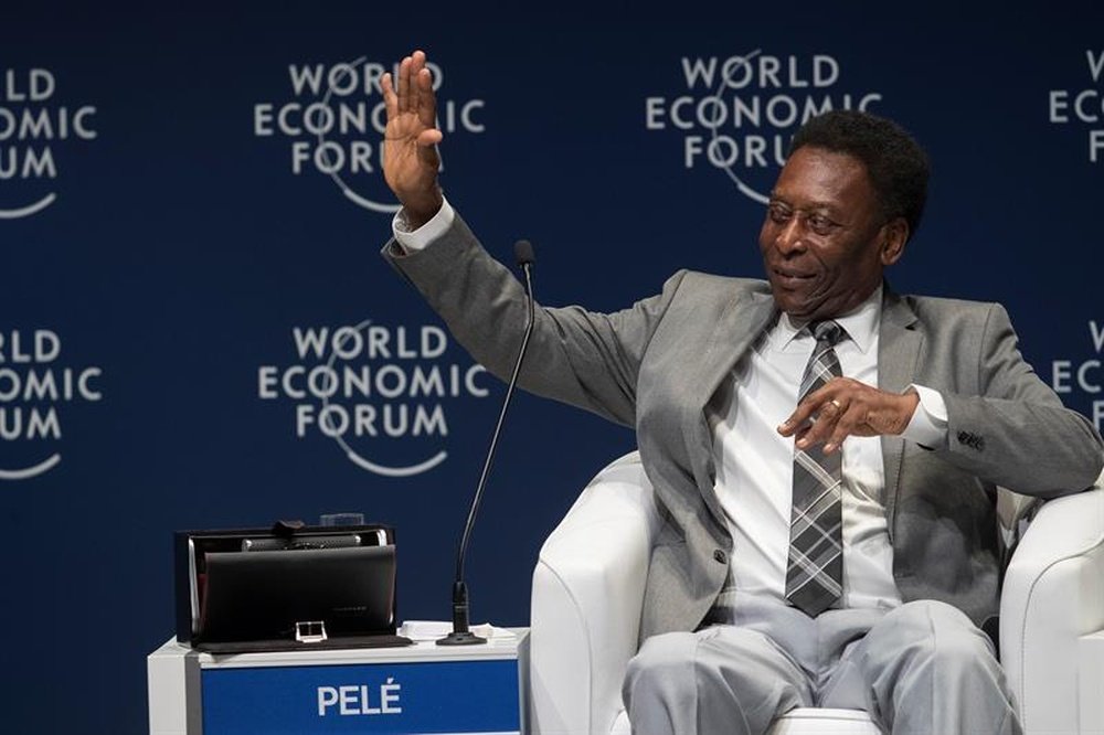 Pelé ha visto reconocida su trayectoria en el Foro Económico Mundial para Latinoamérica. EFE