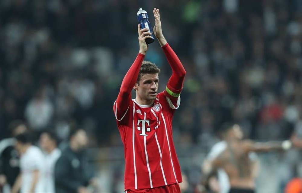 Müller quiere la victoria ante el Madrid. EFE