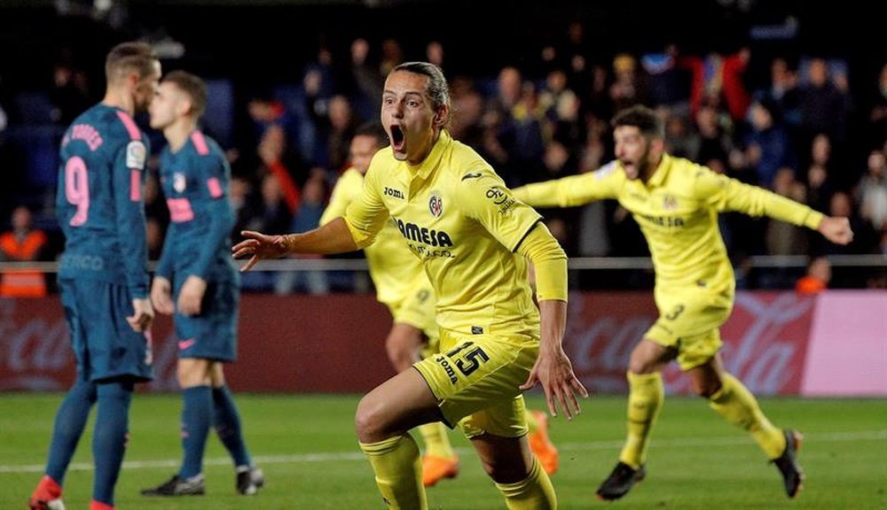 Enes Unal scored the two decisive goals for Villarreal. EFE