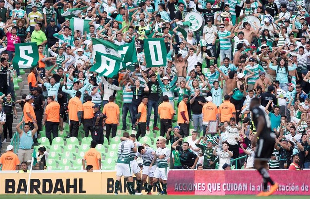 Santos Laguna busca su sitio en la final de la Copa Mx. EFE/Archivo