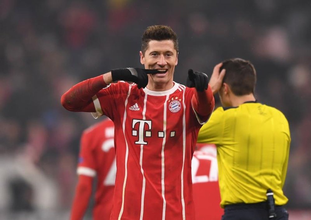 Lewandowski is reportedly keen to force through the move. EFE/Archive