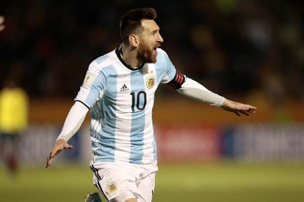 Messi will represent his native Argentina. EFE/Archivo