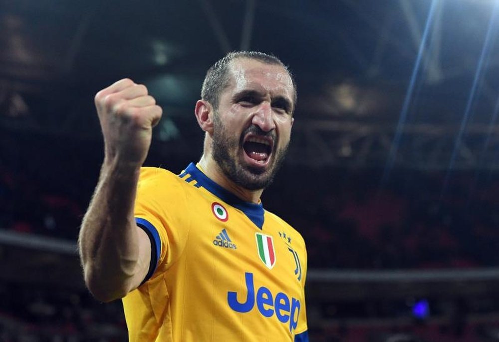 Chiellini is set to win his 100th cap for Italy. EFE