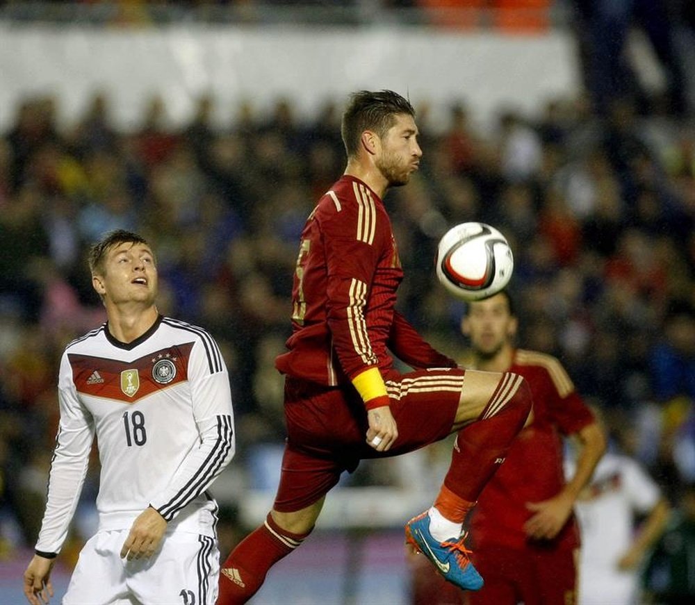 Toni Kroos se méfie de la forme de l'Espagne. EFE