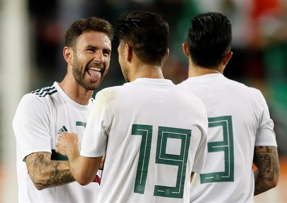 Miguel Layún, ilusionado de cara al Mundial. EFE