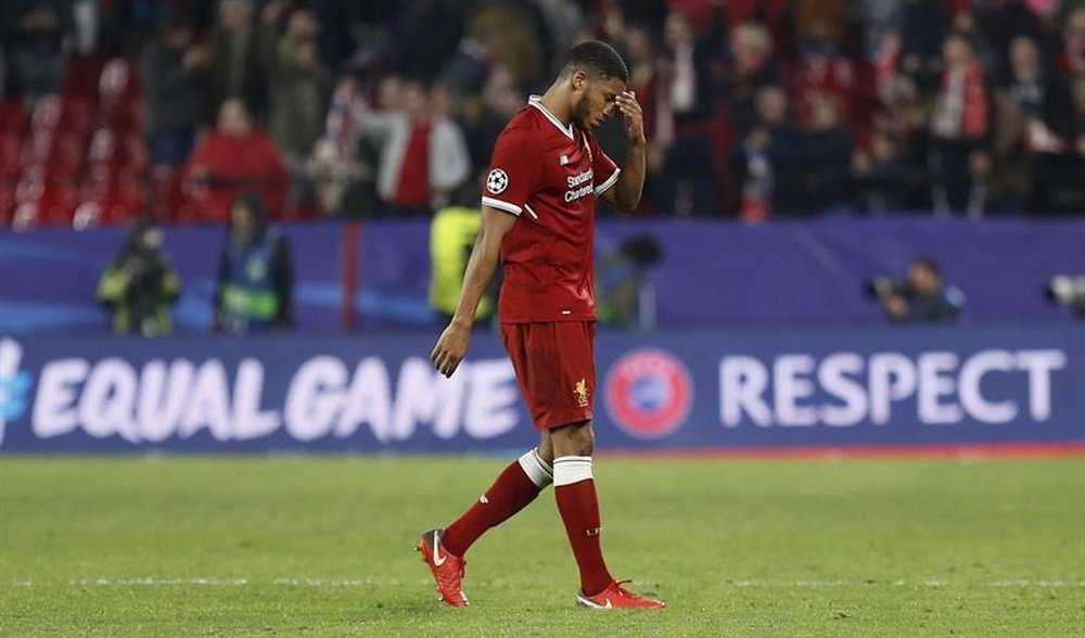 Gomez picked up an ankle injury on international duty. EFE/Archivo
