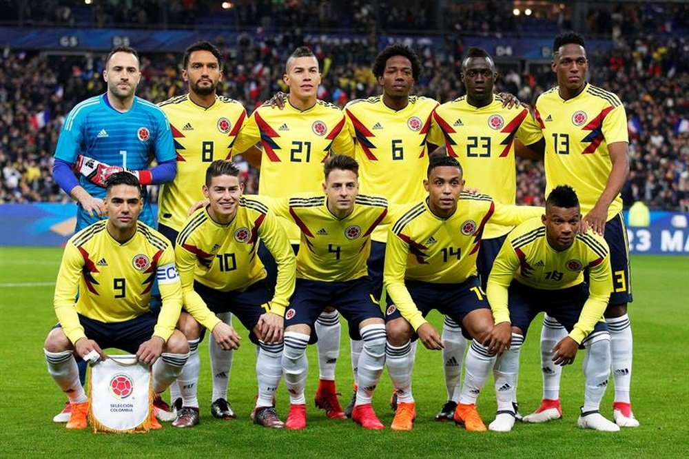 Colombia llega motivada tras vencer a Francia. EFE/Archivo