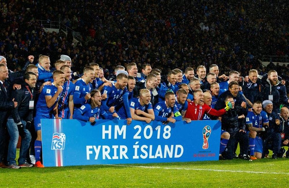 Iceland are appearing at their first World Cup. EFE/Archive
