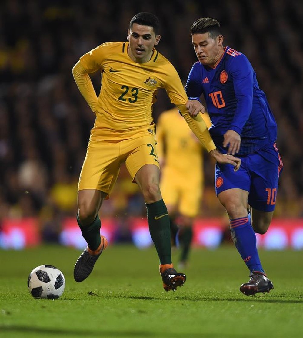 Tom Rogic could be key for Australia against Denmark. EFE