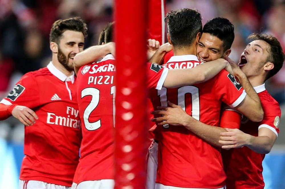 El Benfica sumó tres puntos 'in extremis' en casa del Estoril. EFE/EPA/Archivo