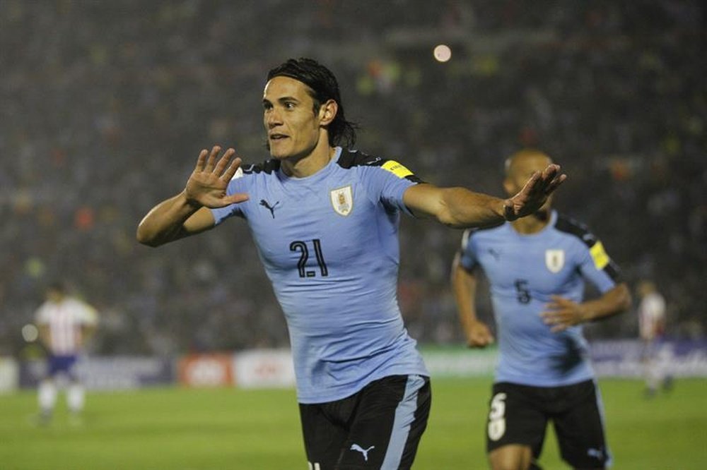 Cavani é o principal nome da Seleção do Uruguai. EFE/Archivo