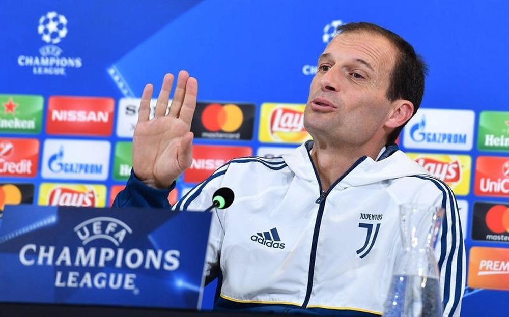 entrenador del Juventus, Massimiliano Allegri. EFE