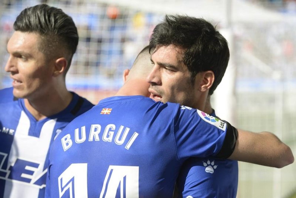 Burgui debutó en la presente temporada. EFE/Archivo