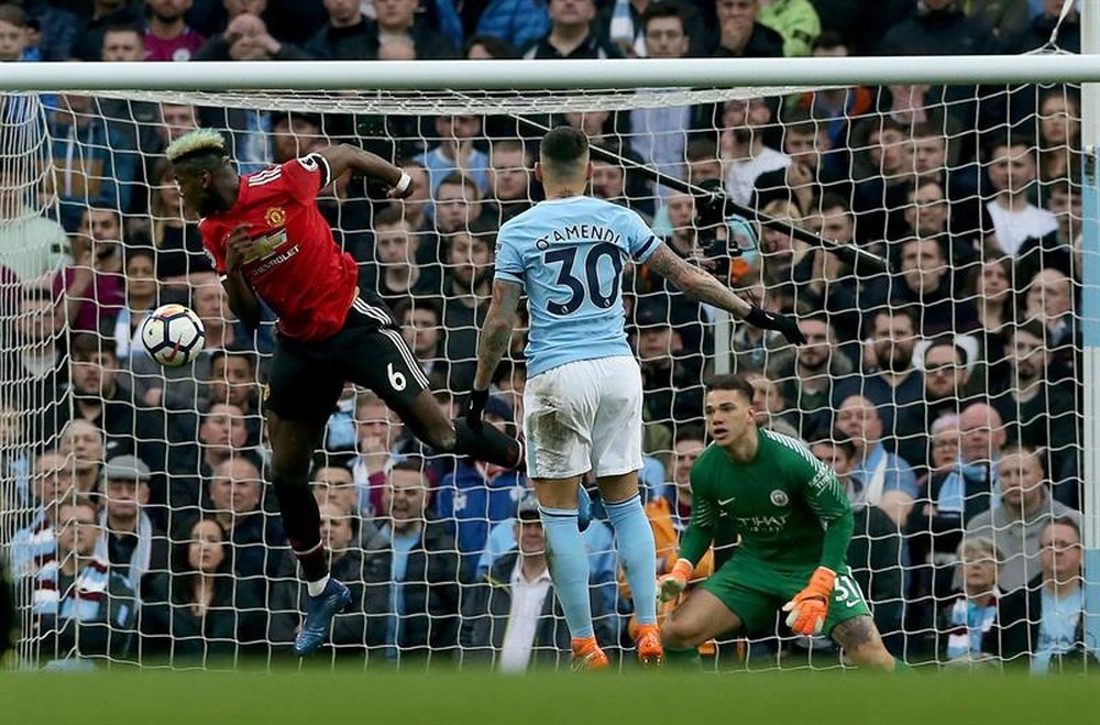 City suffered a 3-2 defeat by United. EFE/EPA