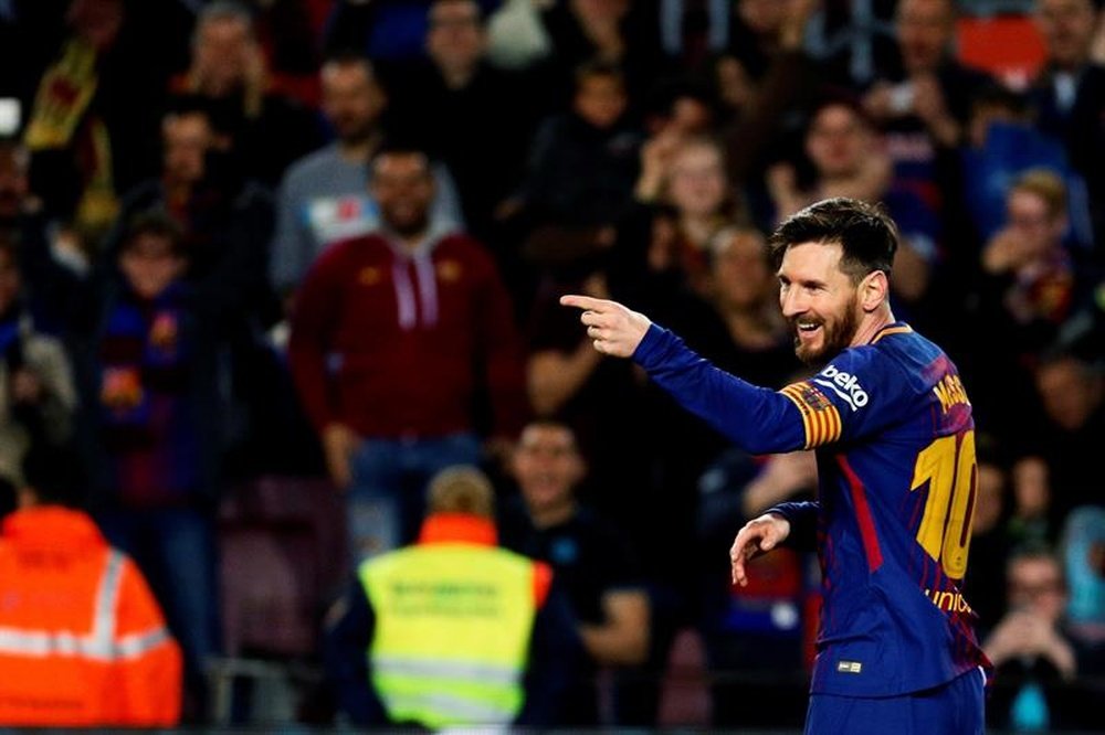 Messi es garantía de gol en las finales. EFE