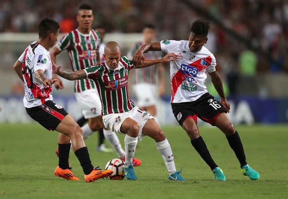 Fluminense goleó a Nacional Potosí. EFE