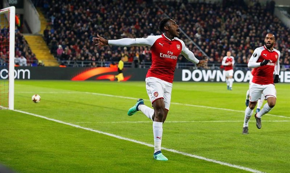 Welbeck scored Arsenal's first of the ngiht. EFE/EPA