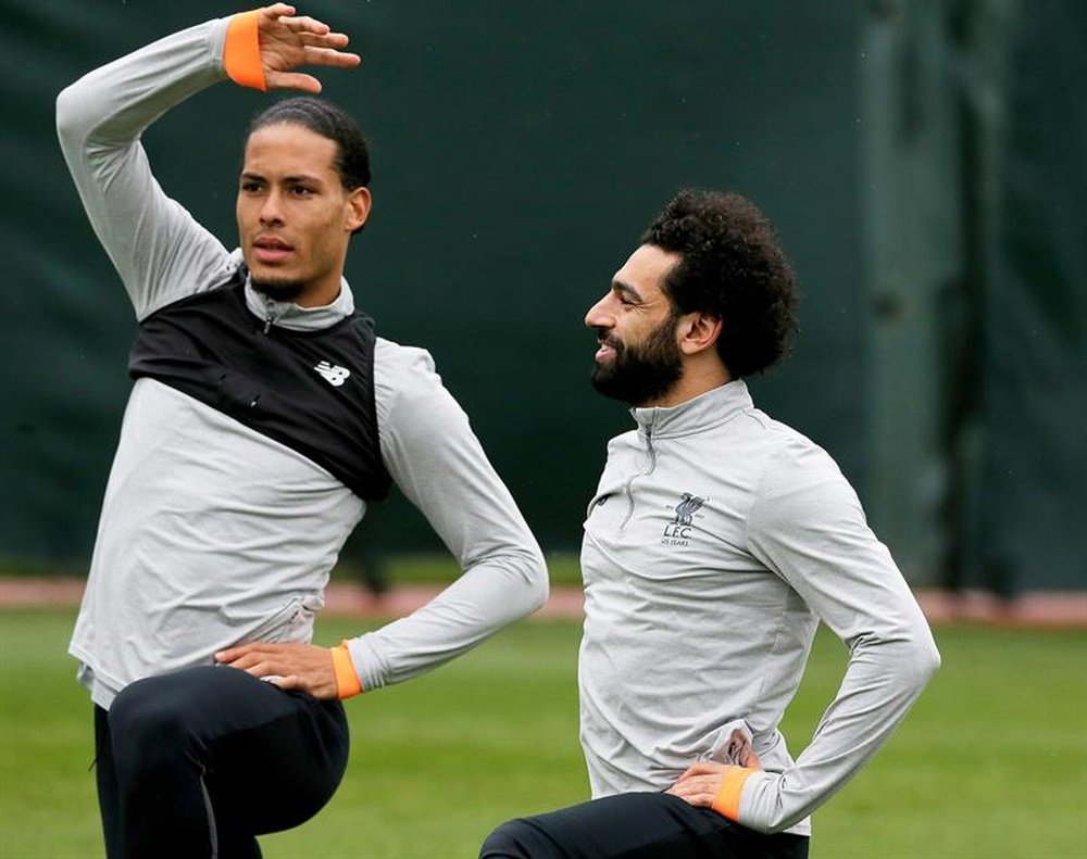 Van Dijk and Salah are both recent additions to the Liverpool squad. EFE/Archive