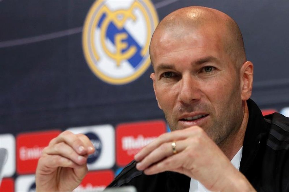 Zidane habló en rueda de prensa. EFE/Archivo
