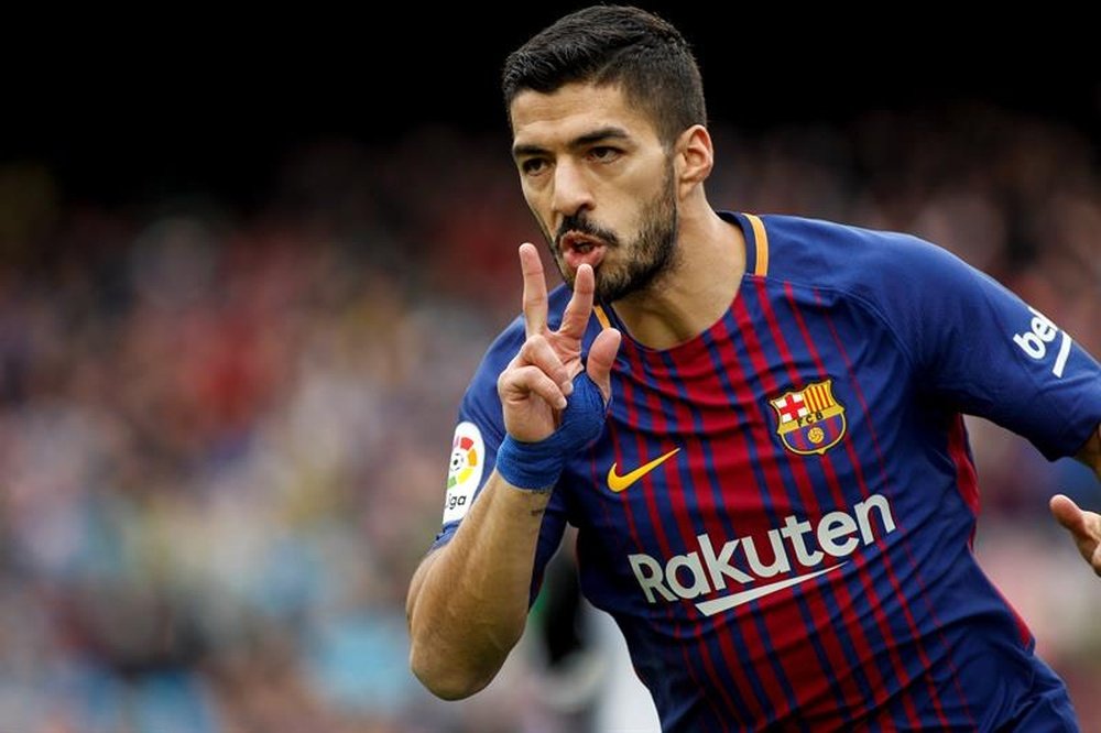 Luis Suárez habló como si el fichaje de Griezmann fuera una realidad. EFE