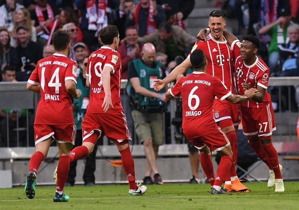Bernat y Thiago pueden poner fin a su etapa en el Bayern. EFE/EPA
