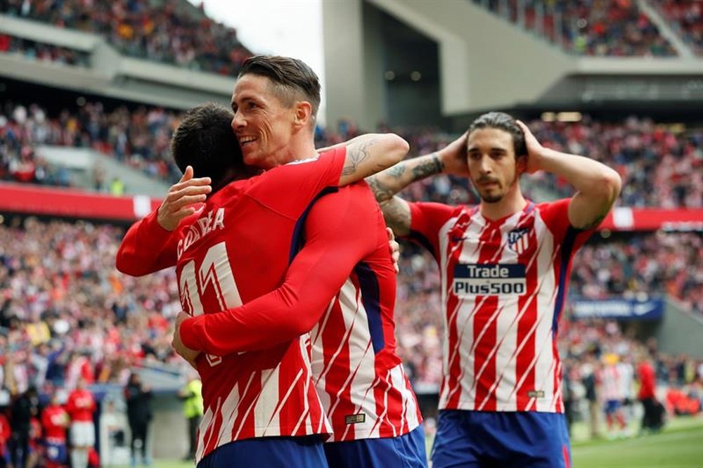 Torres anotó el tercer y último gol en el 'Día del Niño'. EFE