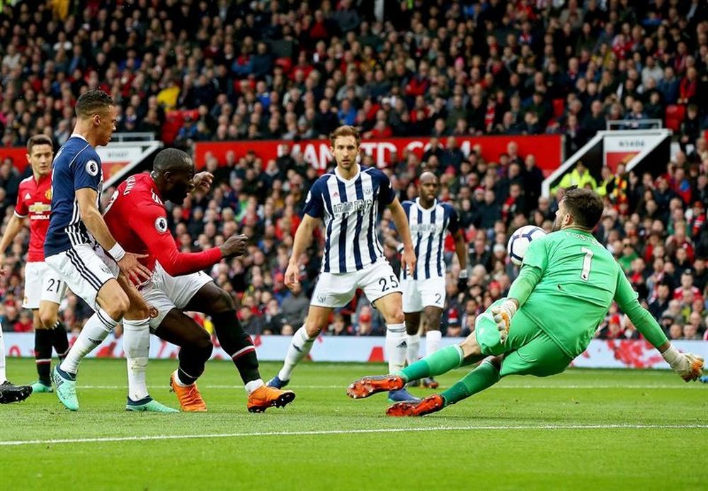 Foster was man-of-the-match for West Brom. AFP