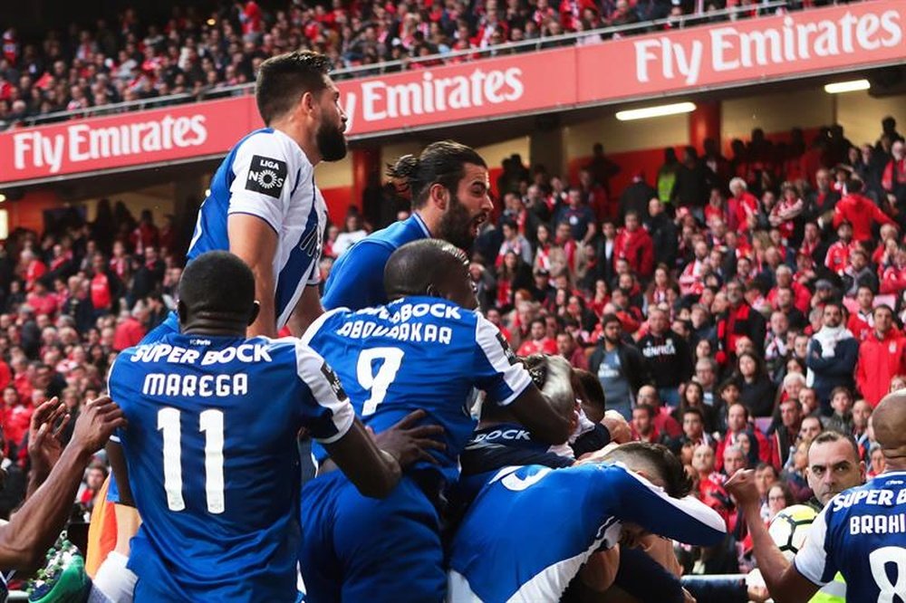 Continua o mau registo do Benfica na Luz frente ao FC Porto. EFE