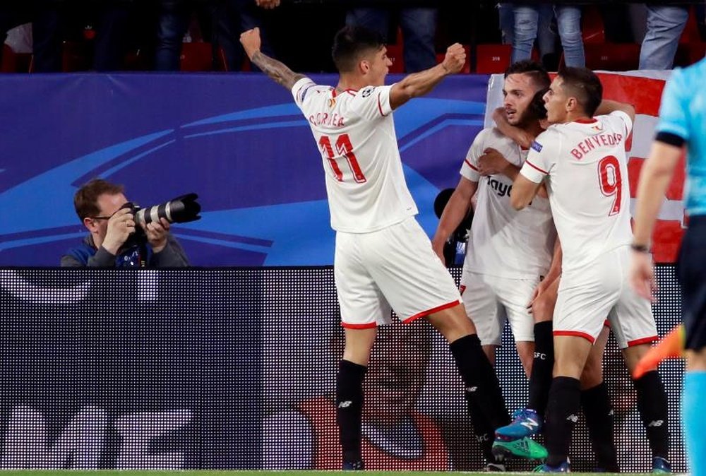 El Sevilla, con la final de Copa como prioridad. EFE