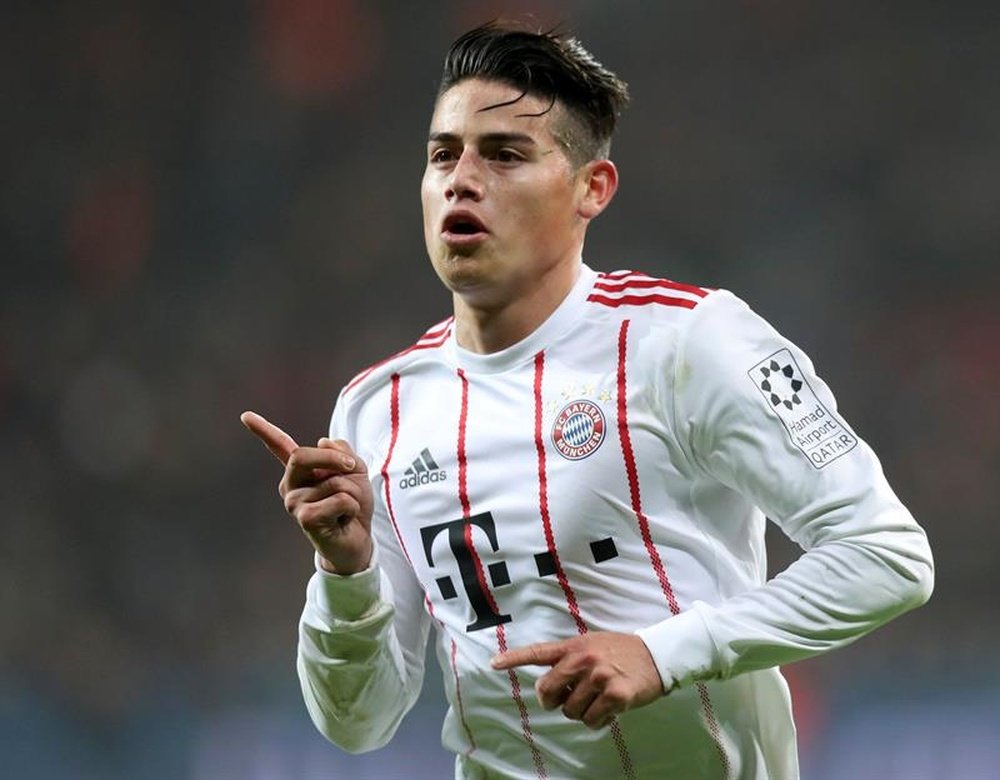 James has impressed at Bayern. EFE