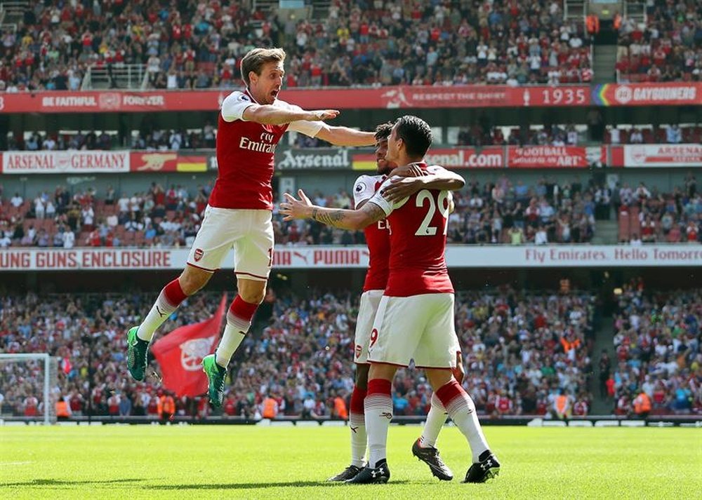 Nacho Monreal could leave Arsenal if Real Sociedad are able to make the deal. EFE