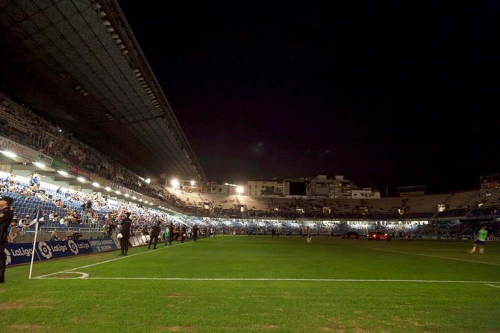 Competición clausuró parcialmente el estadio del Tenerife. EFE/Archivo