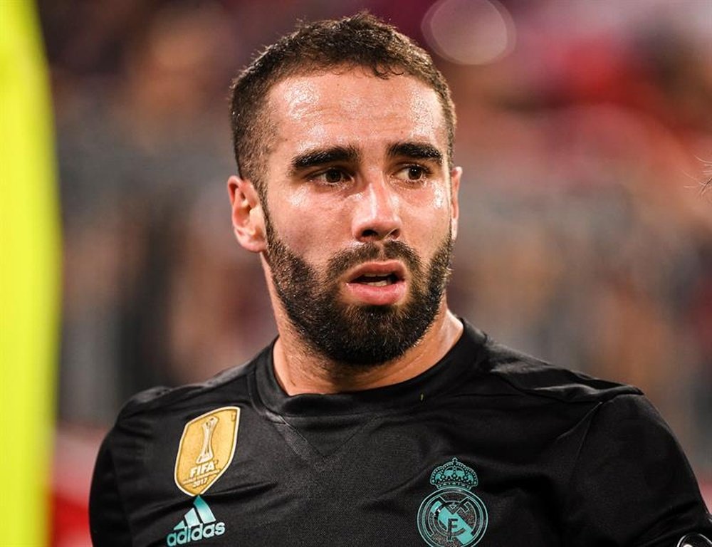 Carvajal was forced to withdraw in the second half. EFE