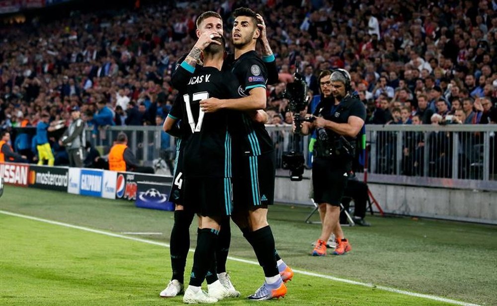 El Real Madrid venció en Múnich por 1-2. EFE