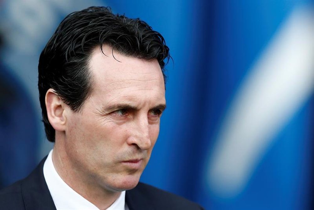 Emery has announced his departure from PSG. EFE/Archive