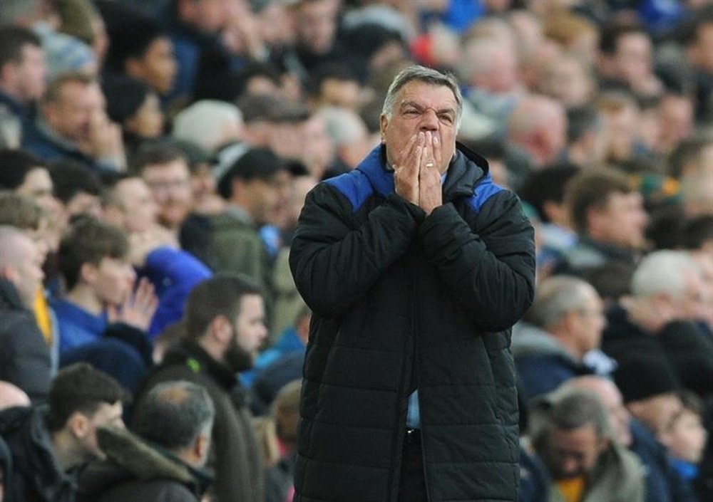 Allardyce wasn't happy with his side's draw to Saints. EFE/Archive