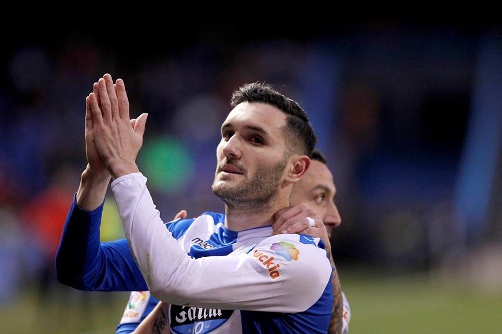 Lucas Pérez sur l'agenda de la Lazio. EFE