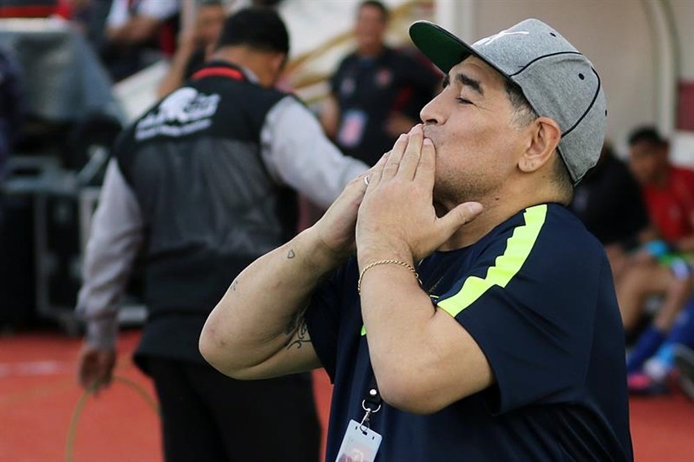 Maradona deja el banquillo de Al Fujairah. EFE