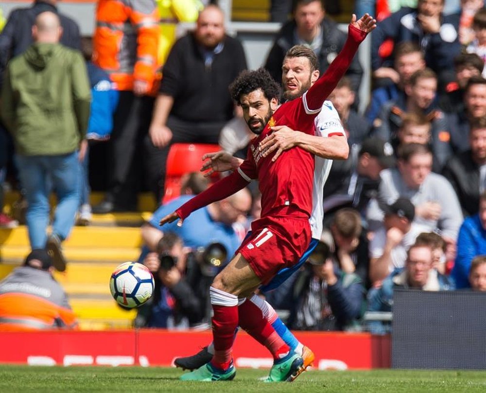 La FA decidió no sancionar a Salah. EFE