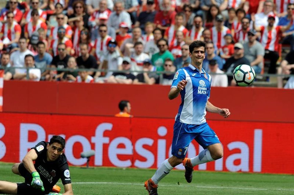 Bono quiere seguir defendiendo los colores del Girona. EFE