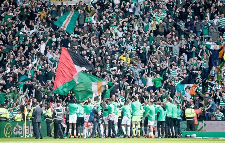 Celtic fans raise money in protest at UEFA fine