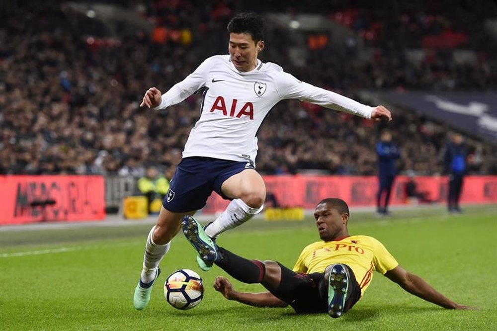 Kabasele saw red on Wednesday against Tottenham. EFE